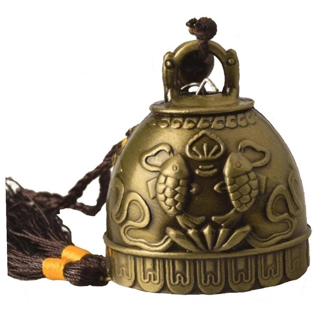 Amazon.co.jp: 風水 仏教 銅鈴 宗教 風鈴 仏陀 自宅 吊るす 装飾